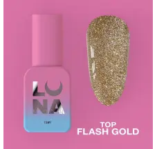 Top for gel polish Top Flash Gold 13ml
