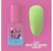 Матовый топ без липкого слоя Top Matt Sand Green 13ml