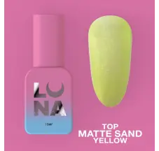 Матовый топ без липкого слоя Top Matt Sand Yellow 13ml