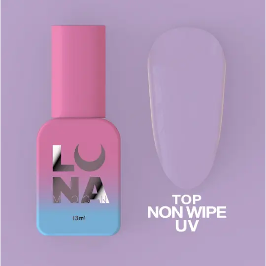 טופ ללק ג'ל ללא שכבה דביקה עם פילטר UV Top Non Wipe UV 13ml
