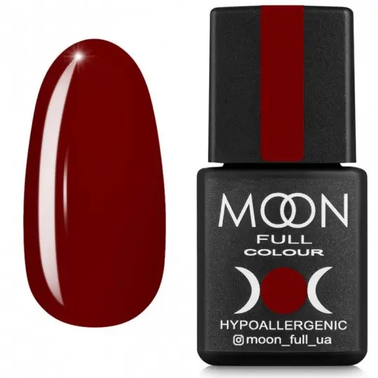 לק ג'ל Moon Full Fashion צבע מס' 237 אדום-חום, 8 מ"ל.