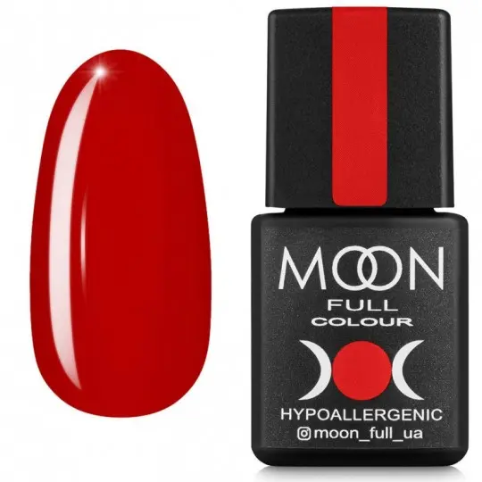 לק ג'ל Moon Full Fashion צבע №238 אדום, 8 מ"ל.