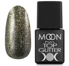 Moon Full Top Glitter Gold №02, 8 ml.
