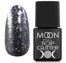 Moon Full Top Glitter Rainbow No. 01, 8 ml.