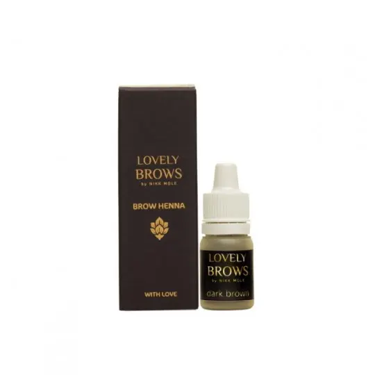 Henna for eyebrows (Brow Henna) in the shade Dark Brown 5g