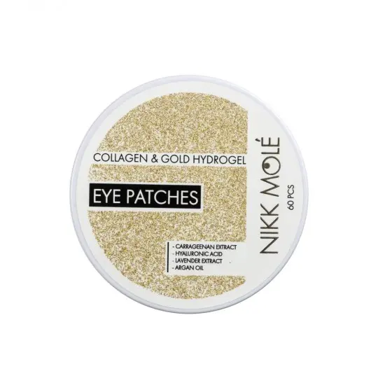 Nikk Mole Hyaluronic & Collagen Gold Patches (60 pcs)