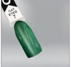 OXXI עיני חתול 007 לק ג'ל, ירוק, מגנטי.