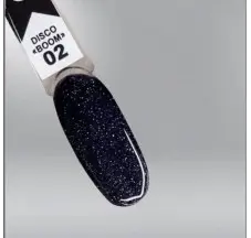 לכה ג'ל Oxxi בום דיסקו רפלקטיבי #002, 10 מ"ל.