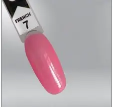 Oxxi ג'ל פולנית צרפתית 07 עלי כותרת ורודים, אמייל, לצרפתית, 10 מ"ל