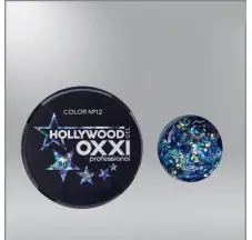 Глиттерный гель Hollywood №12