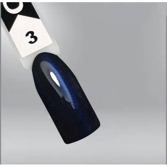 לק ג'ל מגנטי Oxxi Super Cat Effect 003 פס כחול, 10 מ"ל