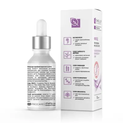 Fluid for ingrown toenails with antibacterial effect Shelly 10 ml
