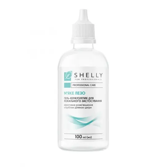 Keratolytic gel for local use Soft blade Shelly 100 ml