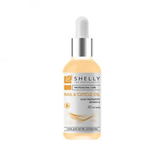 Oil for nails and cuticles with grapefruit extract and vitamin A Shelly 30 ml