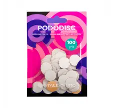 Сменные файлы белые для педикюрного диска 100 грит STALEKS PRO PODODISC S 50 шт