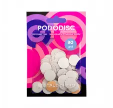 Сменные файлы белые для педикюрного диска 80 грит STALEKS PRO PODODISC L 50 шт