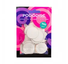 Сменные файлы белые для педикюрного диска 100 грит STALEKS PRO PODODISC L 50 шт