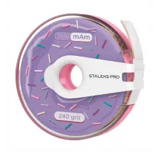 Replacement file tape white papmAm with clip 240 grit STALEKS PRO EXPERT