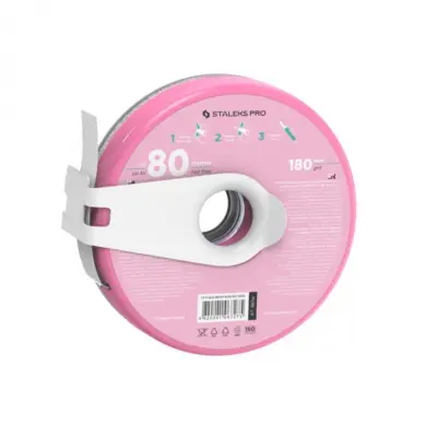 Replaceable file tape white in a plastic reel 180 grit STALEKS PRO EXPERT (7m)