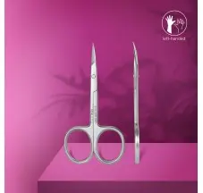 Professional scissors for cuticle for left-handed (size : medium) (SE-11/1) (expert 11 type 1) Staleks