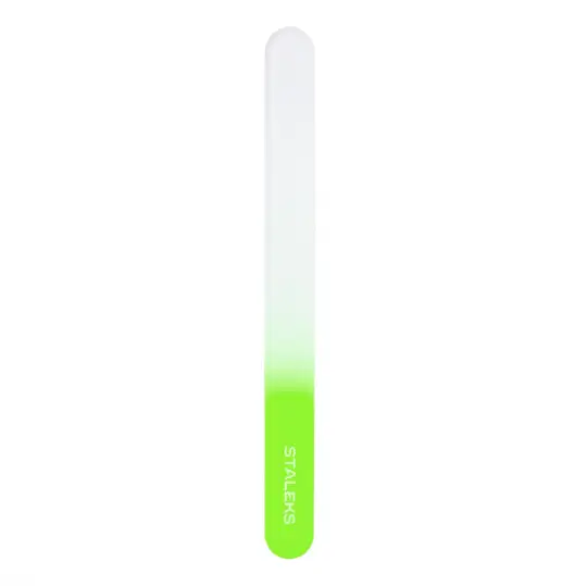 Crystal nail file STALEKS BEAUTY & CARE 12 195 mm  (light green)