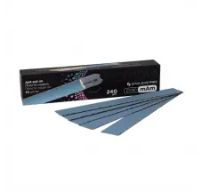 סט קבצי papmAm להחלפה ללהב מסור ישר 240 גריט STALEKS PRO EXCLUSIVE 50 יחידות