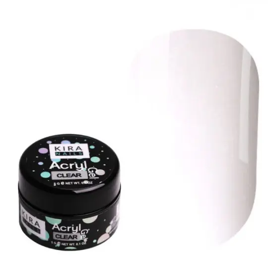 Acryl Gel Clear 5 ml. Kira Nails