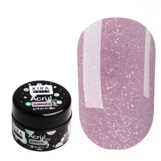 Acryl Gel Glamour 04, 5 ml. Kira Nails