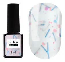 База цветная с глиттером Kira Nails Lollypop Base №001, 6 мл