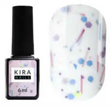 База цветная с глиттером Kira Nails Lollypop Base №002, 6 мл