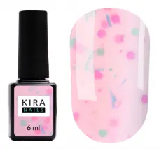 База цветная с глиттером Kira Nails Lollypop Base №005, 6 мл