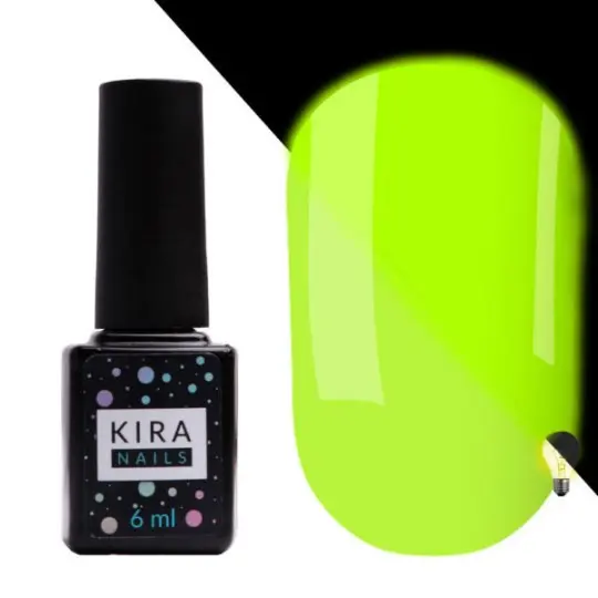 Гель-лак Kira Nails FLUO 003, 6мл