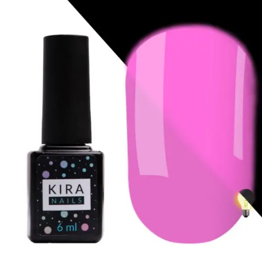 לק ג'ל Kira Nails FLUO 006, 6 מ"ל