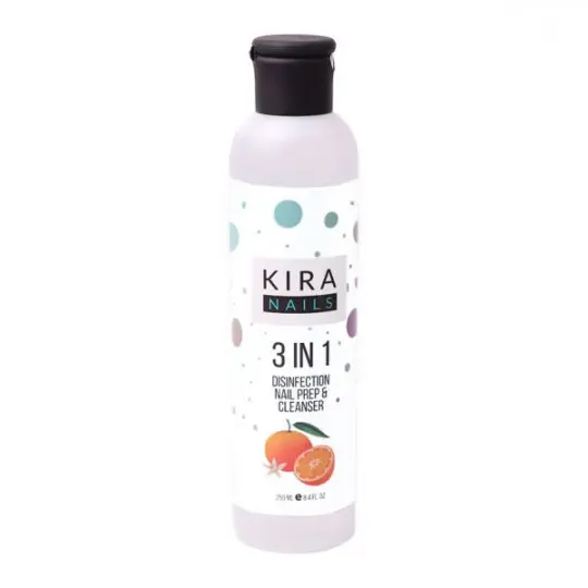 Kira Nails 3 in 1 - tack remover, disinfectant and degreaser 250 ml