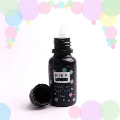 No Wipe Top Coat 30 ml. Kira Nails