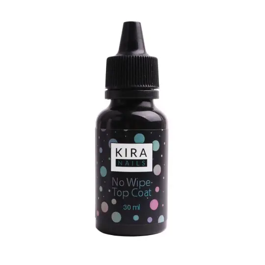 No Wipe Top Coat 30 ml. Kira Nails