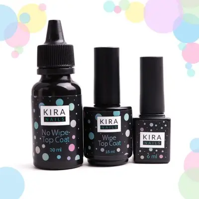 Wipe Top Coat 30 מ"ל. קירה ניילס