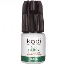 Glue for eyebrows and lashes premiun black, 3 g. Kodi Professional