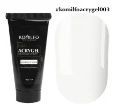 Komilfo Acryl Gel №003 Глянцевый белый 30 g.