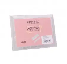 Acrygel top nail forms ( Arch ) 120 pcs. Komilfo