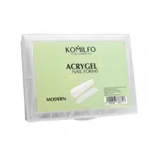 Acrygel top nail forms ( Modern ) 120 pcs. Komilfo