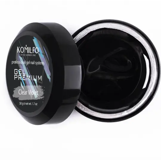 Komilfo Gel Premium Clear Violet 50 g.