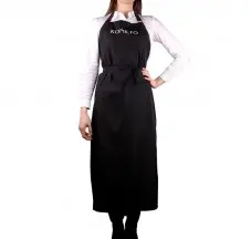 Apron long (black) 68.5*112 cm Komilfo
