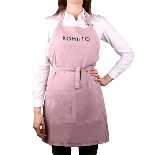 Фартух короткий (пудра) 67*72,5 см Komilfo