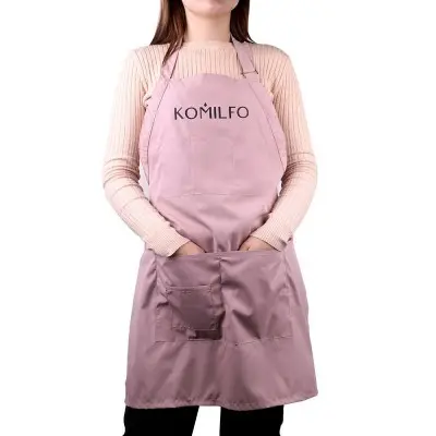 Фартух короткий (пудра) 67*72,5 см Komilfo