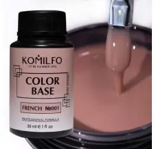 Color Base French №001 30 מ"ל. (ללא מברשת, בקבוק) קומילפו