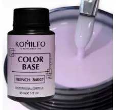 Color Base French №007 30 מ"ל. (ללא מברשת, בקבוק) קומילפו