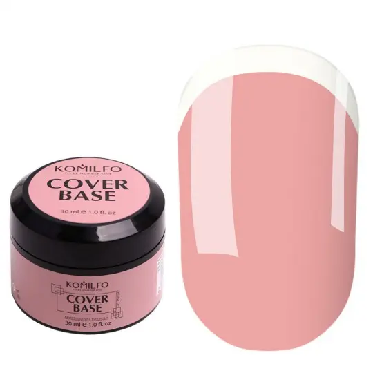 Base corrector for gel polish camouflage Komilfo Cover Base (without brush) 30 ml.