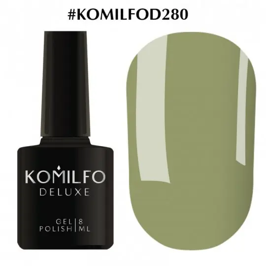 جل البولندية Komilfo Deluxe Series №D280 ، 8 مل.