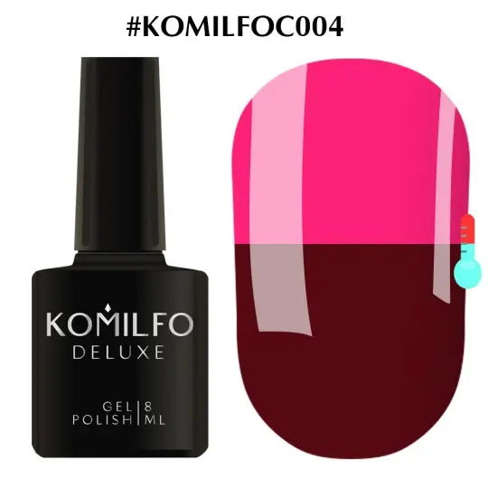 Гель лаки Komilfo DeLuxe Termo №С004, 8 ml.